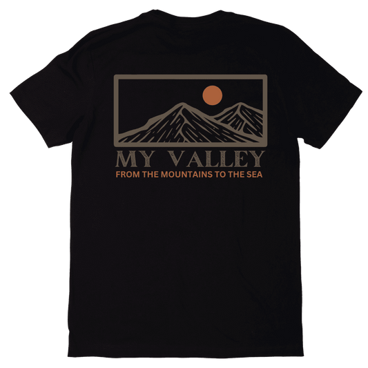 My Valley - From the mountains to the sea - short sleeve T-Shirt
