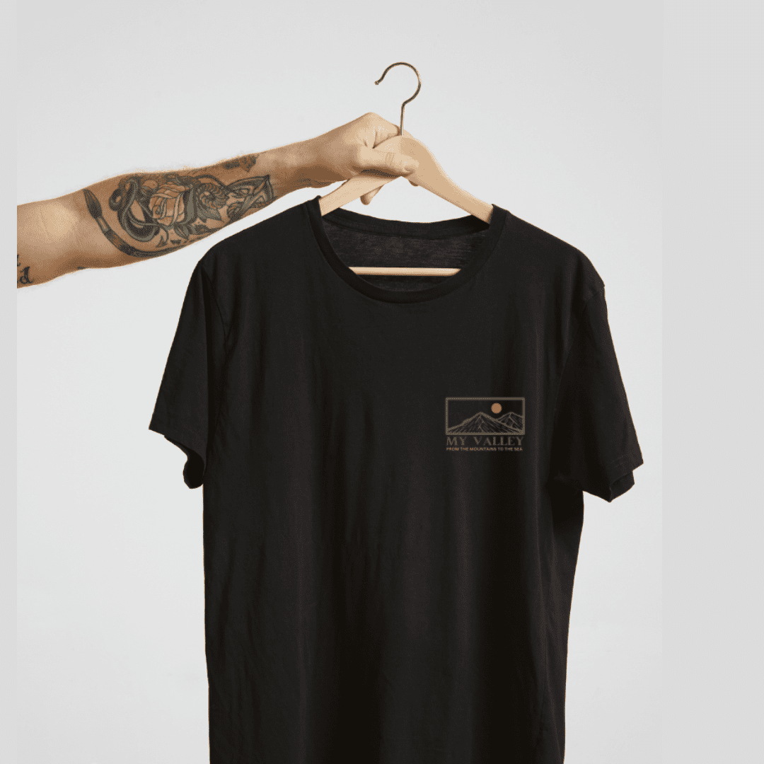My Valley - From the mountains to the sea - short sleeve T-Shirt