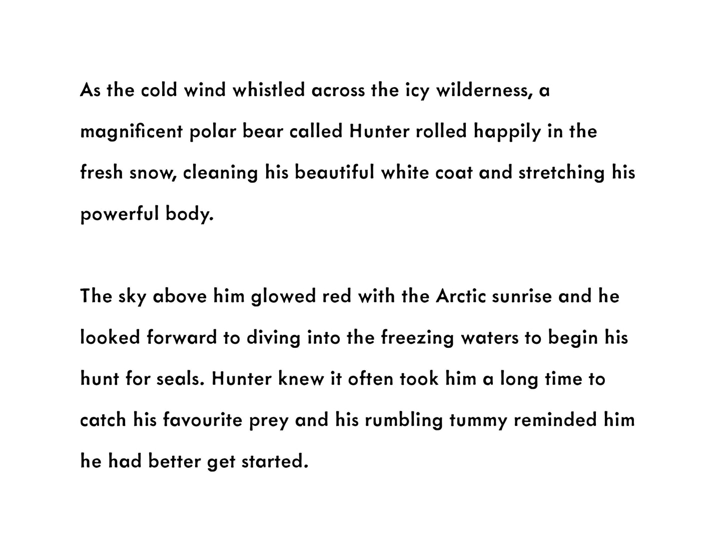 Hunter's Icy Adventure