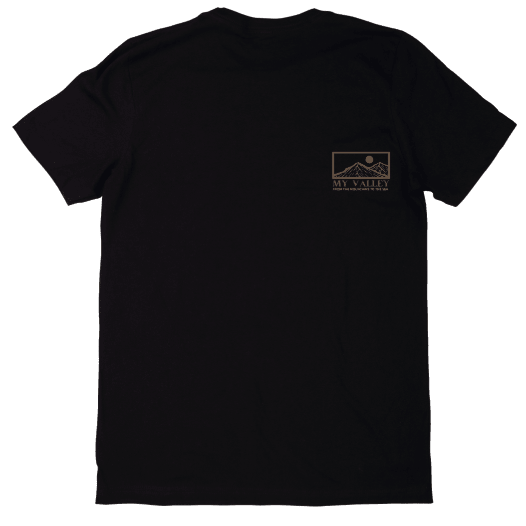 My Valley - From the mountains to the sea - short sleeve T-Shirt