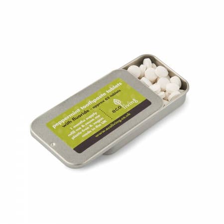 Toothpaste Tablets - TIN - Flouride Free