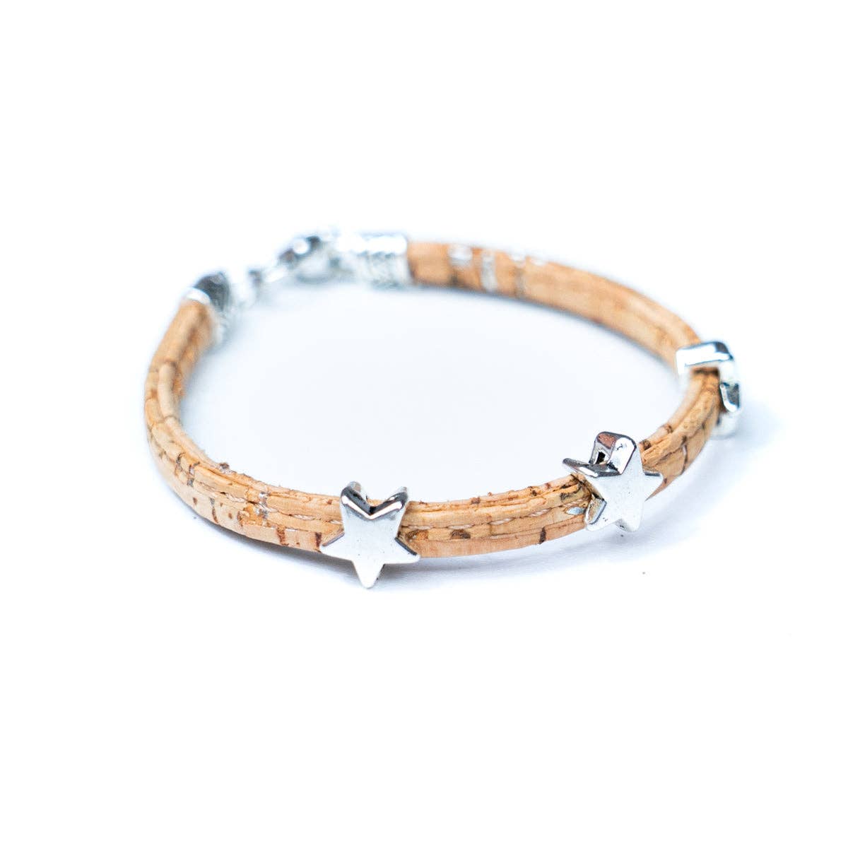 Cork cord handmade Original Women's bracelet BR-426
