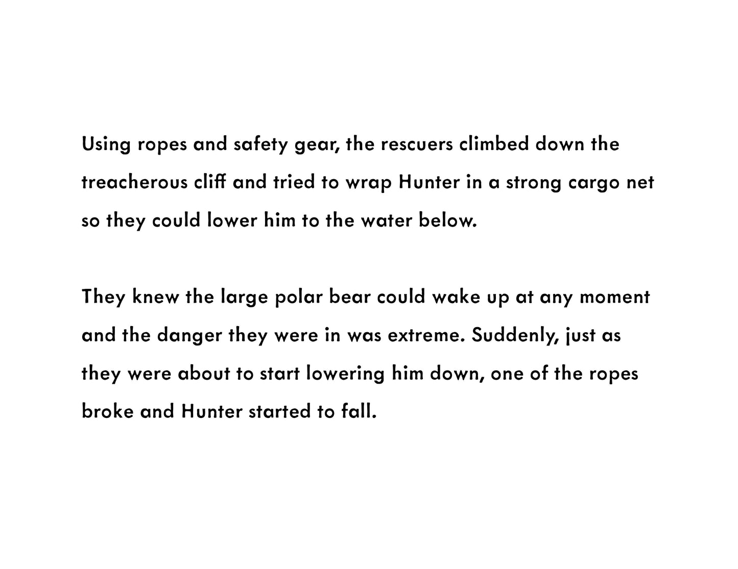 Hunter's Icy Adventure