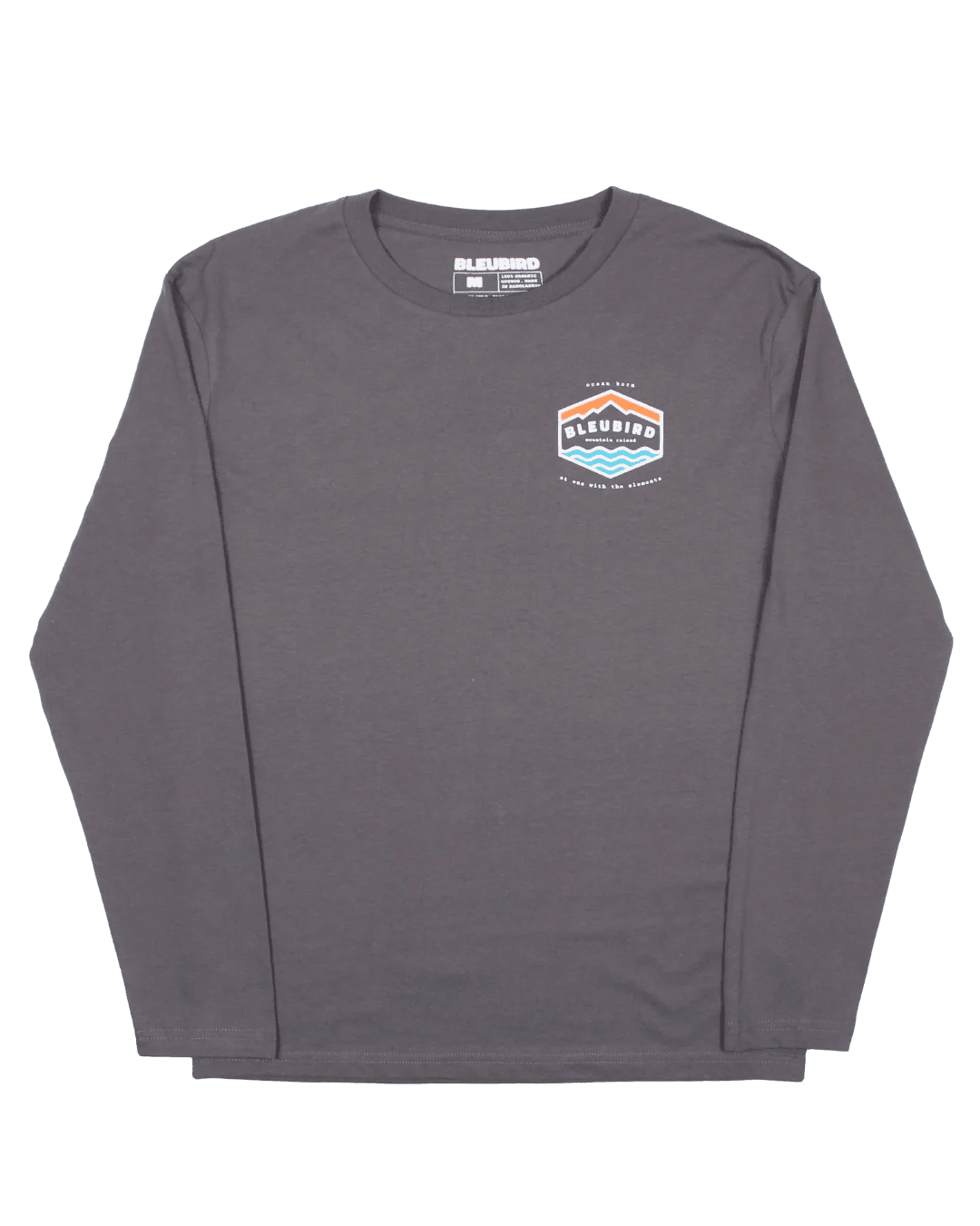 Bleubird Groundswell Charcoal Long Sleeve (LS) Tee