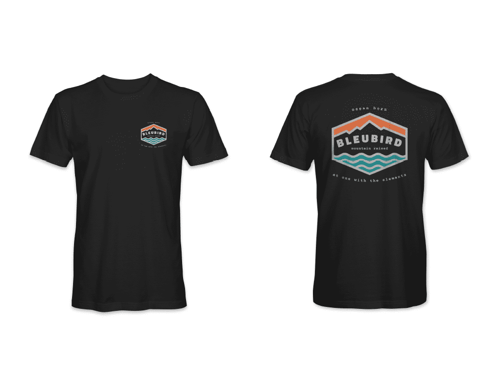 Bleubird Groundswell Tee - Black