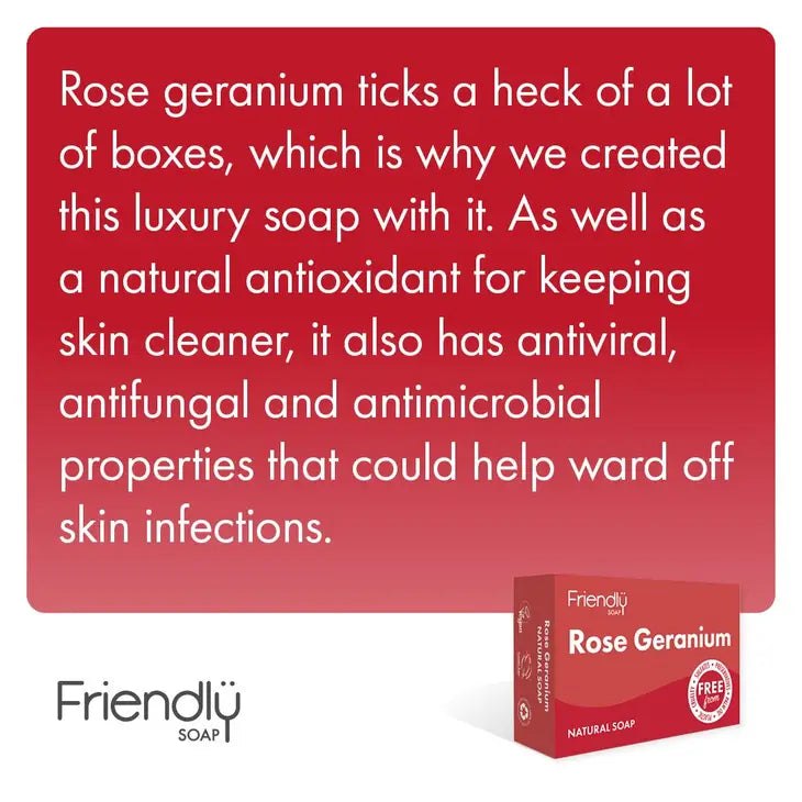 Rose Geranium Eco Friendly Soap Bar