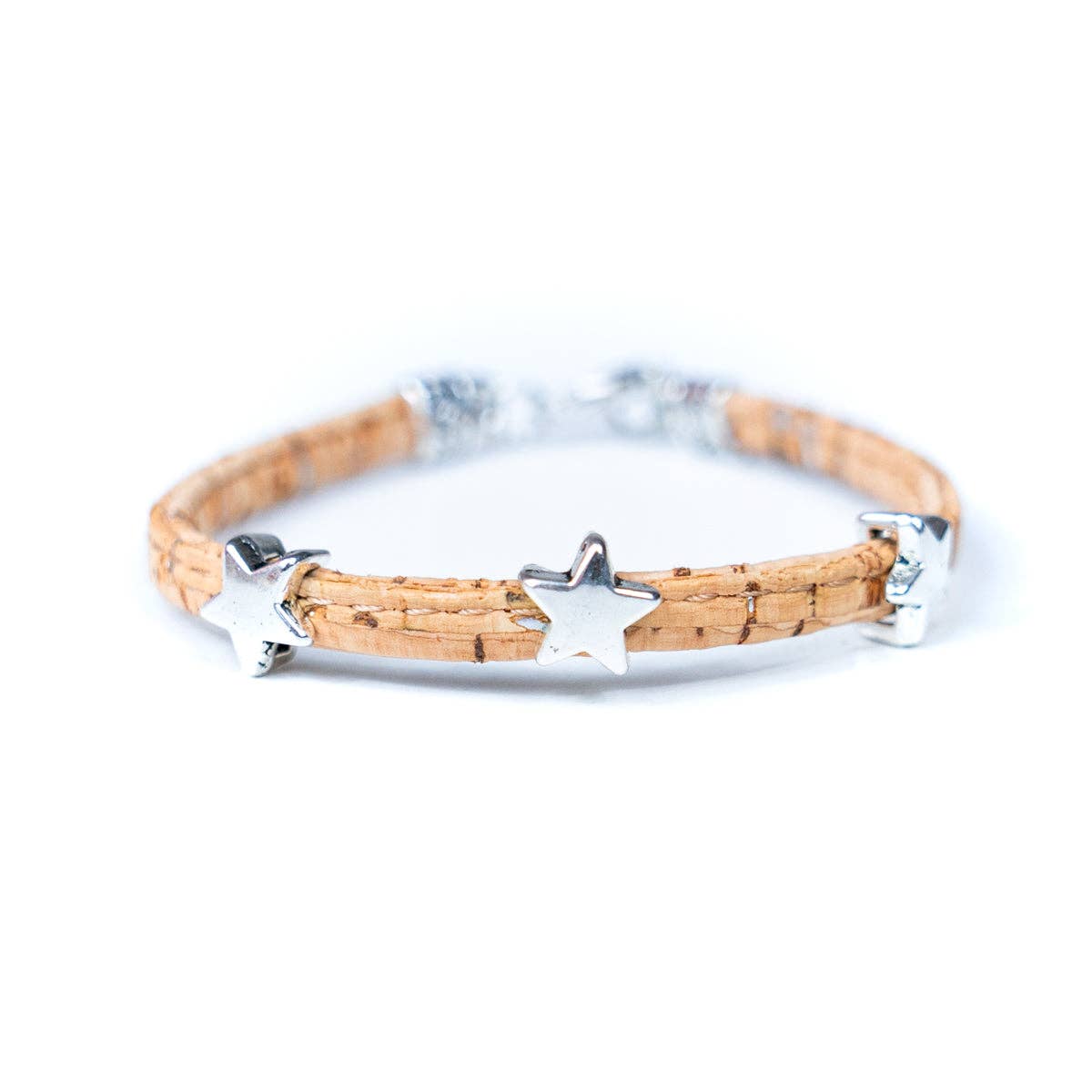 Cork cord handmade Original Women's bracelet BR-426