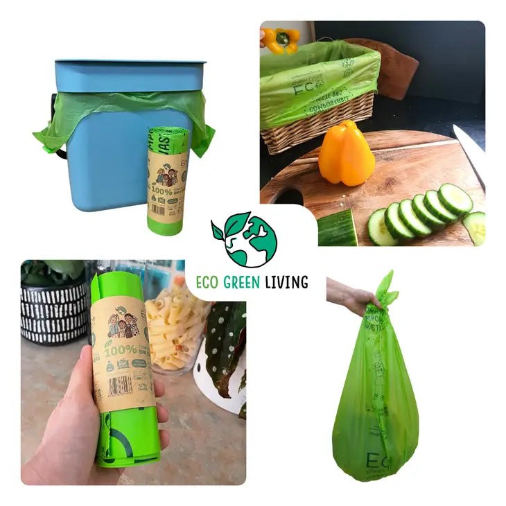 18 Compostable Bin Bags – 10 Litre - MY VALLEY
