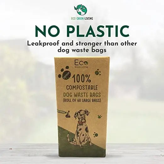 Compostable Dog Waste Bags | 1 Pack - 60 Large Bags