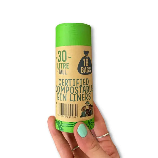 Compostable Bin Liners (30 Litre) | 1 roll of 18 bags - MY VALLEY