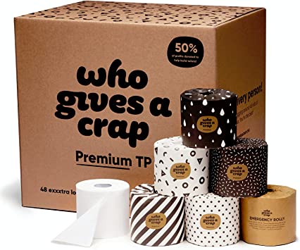 Who gives a crap - Premium 100% Bamboo Toilet Paper - MY VALLEY