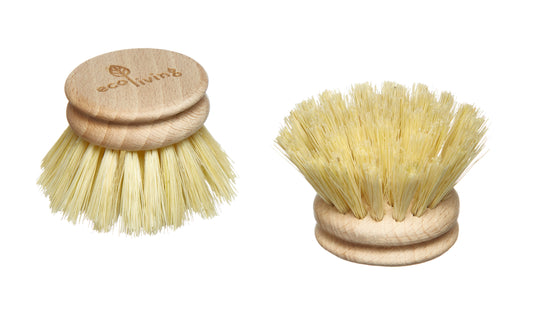 EcoLiving Wooden Dish Brush - Replacement Head Kitchen