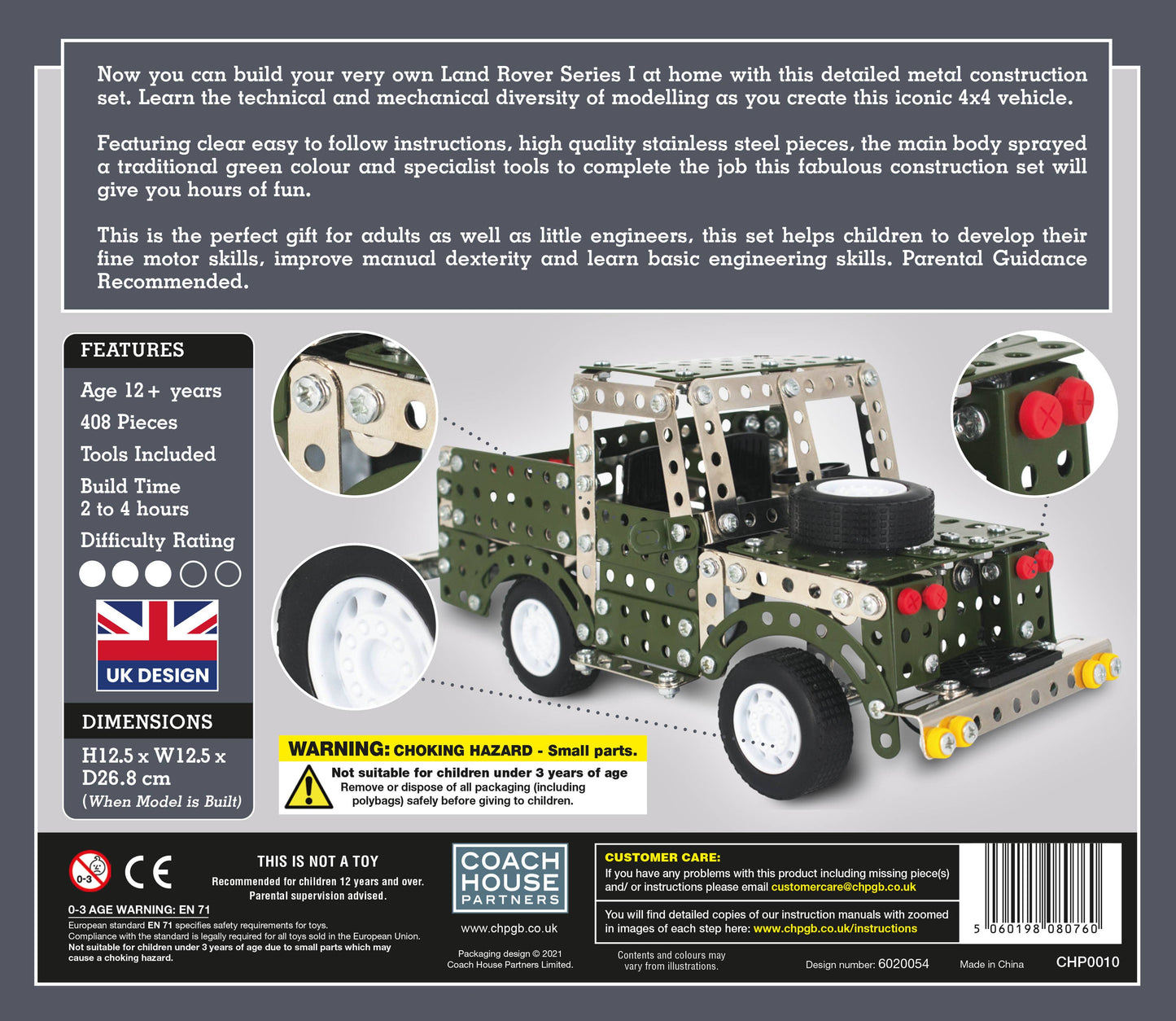 Land Rover Metal Construction Kit