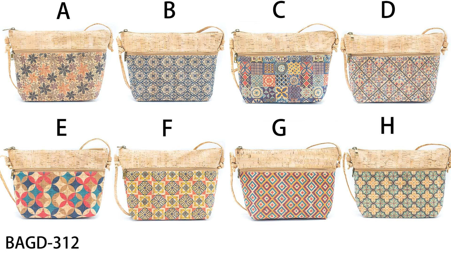 Various patterns Cork Crossbody women Bag BAGD-312