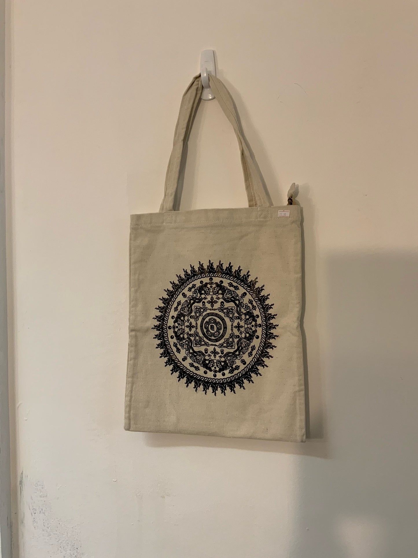 Printed Zip Tote Bag