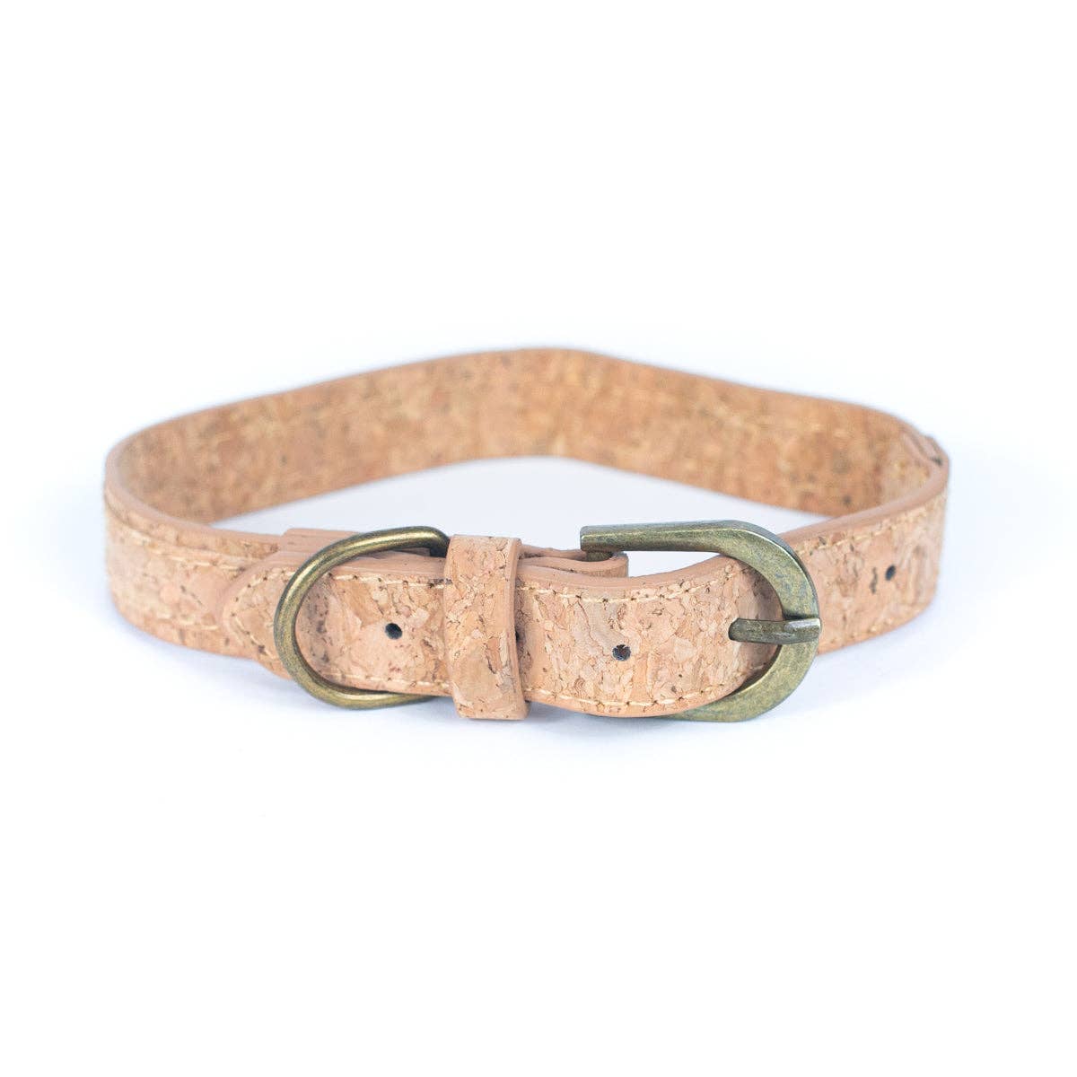 Natural Cork Dog Leash and Collar Set - Fits 26-35cm/10.2-13