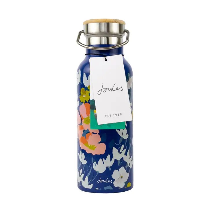 Joules Metal Water Bottle - Floral