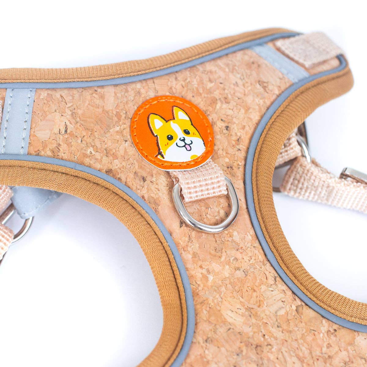Cork Dog Harness & Leash Set for Small Dogs -Comfortable Ves