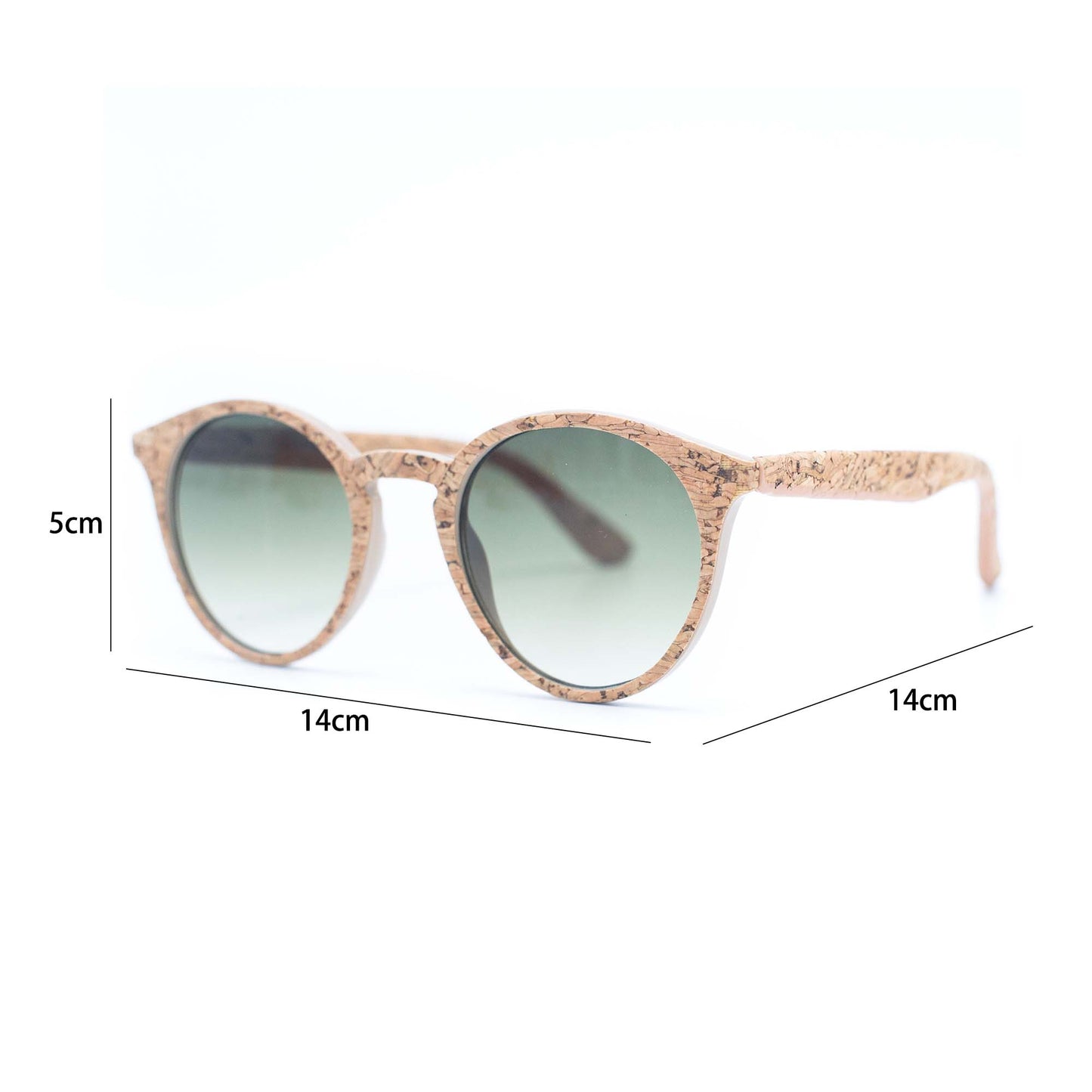 Cork UV protection women eyewear sunglasses(Including case)