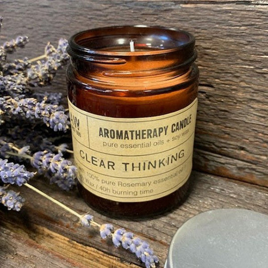 Clear Thinking Soy Candle Rosemary