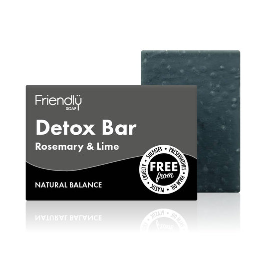 Detox Bar - Rosemary & Lime with Activated Charcoal