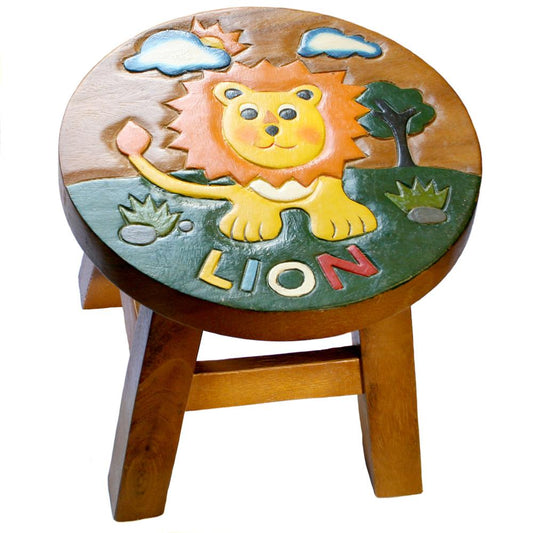 Childs Lion Stool