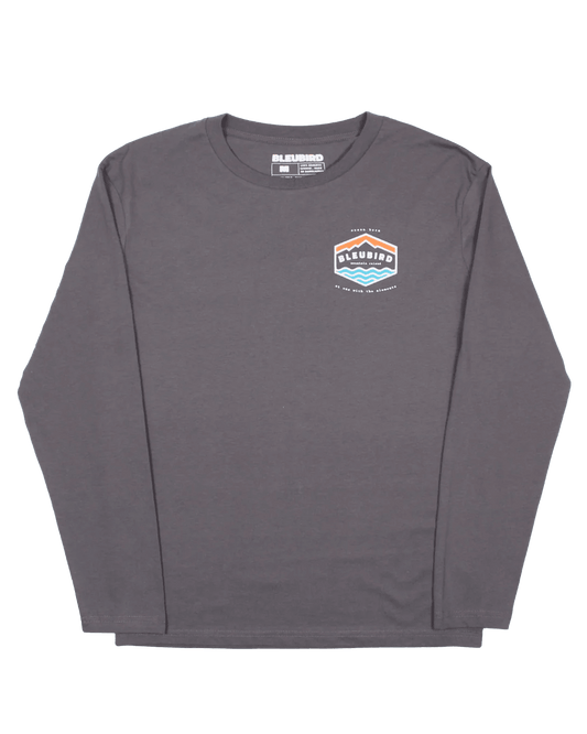 Bleubird Groundswell Charcoal Long Sleeve (LS) Tee