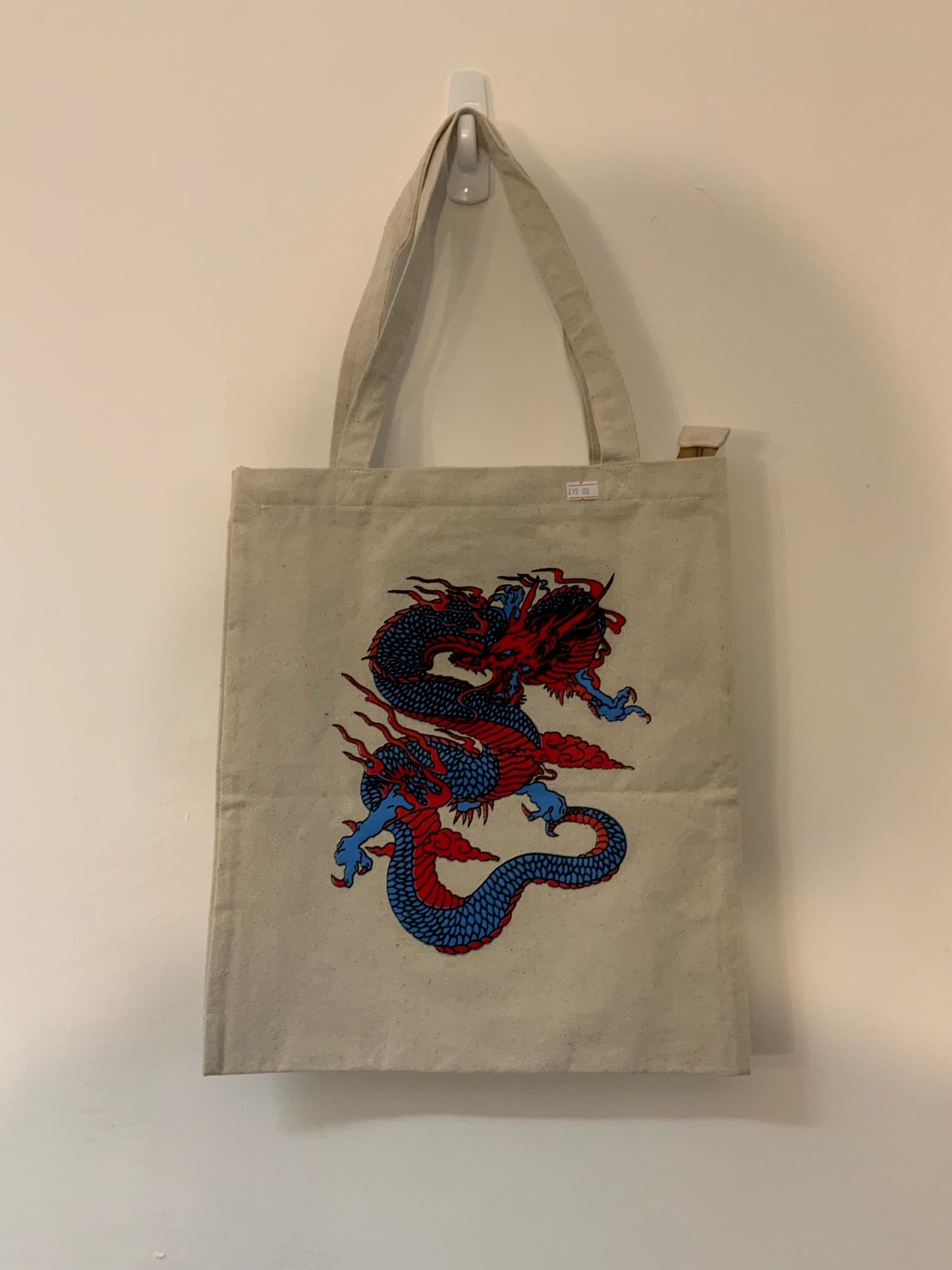 Printed Zip Tote Bag