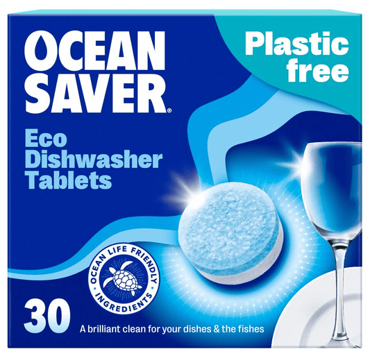 ***NEW & IMPROVED*** Ocean Saver Eco Dishwasher Tabs 30 10pk