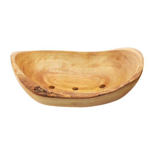 Olive Wood Soap Dish Bathroom