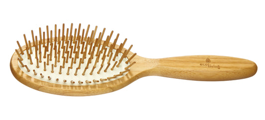 Bamboo Hairbrush - Oval with Wooden Pins Haircare