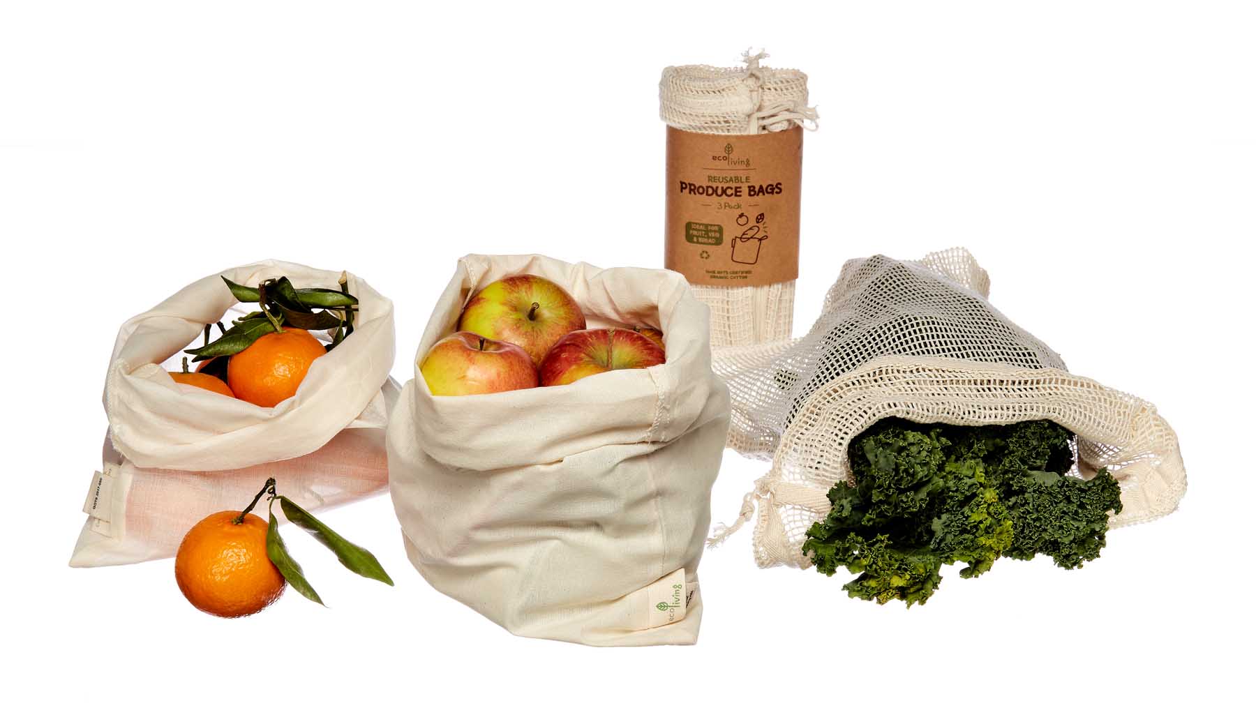 Organic Produce & Bread Bags Kitchen