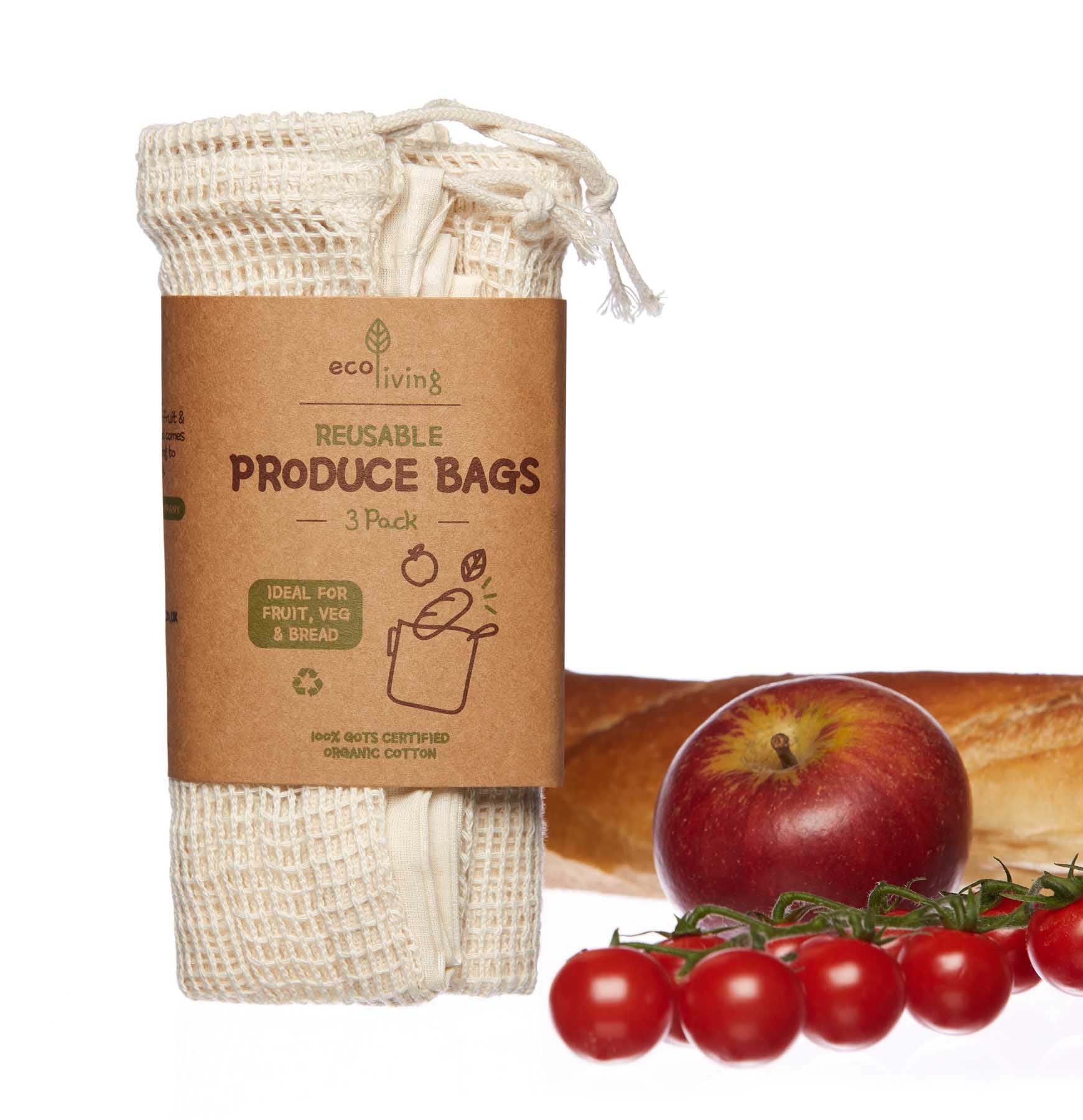 Organic Produce & Bread Bags Kitchen