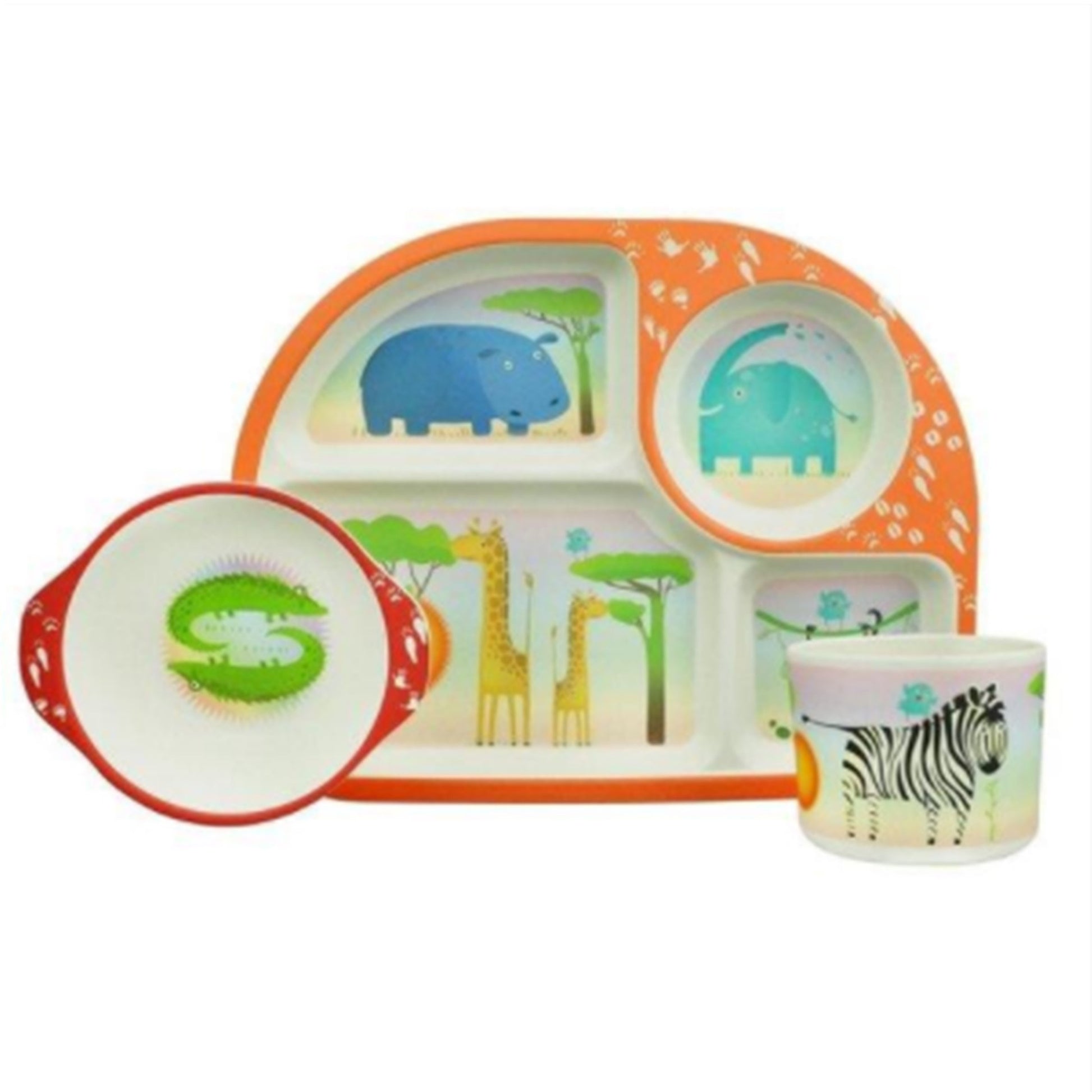 Kids Dinner Sets (3 piece): Wild Animals - MY VALLEY