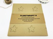 Recycled Kraft Paper - Wish upon a Star Gift Wrap Christmas