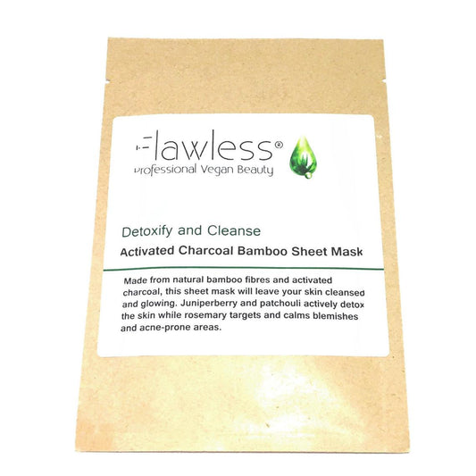 Activated Charcoal Detoxifying and Cleansing Bamboo Sheet Mask Skincare